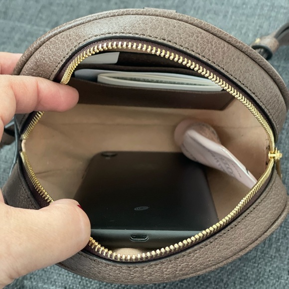 Gucci Ophidia Round GG Coated Canvas Mini Backpack - Picture 6 of 13